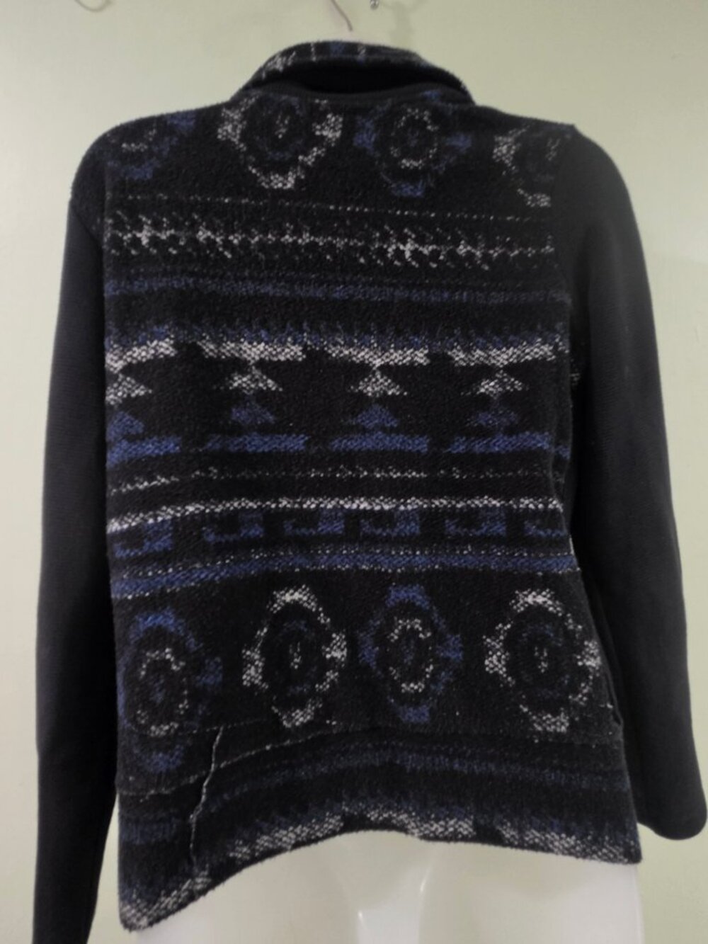 DOLAN TSHIRT CO LA. Patterned Zip-Up Jacket with Shawl Collar - Picture 5 of 8